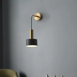 Modern Wall Lamps E27 Gold Sconce Lighting Fixture Nordic Style Stairway Study Hall Aisle Bedside Bedroom Corridor Deco Lights W517