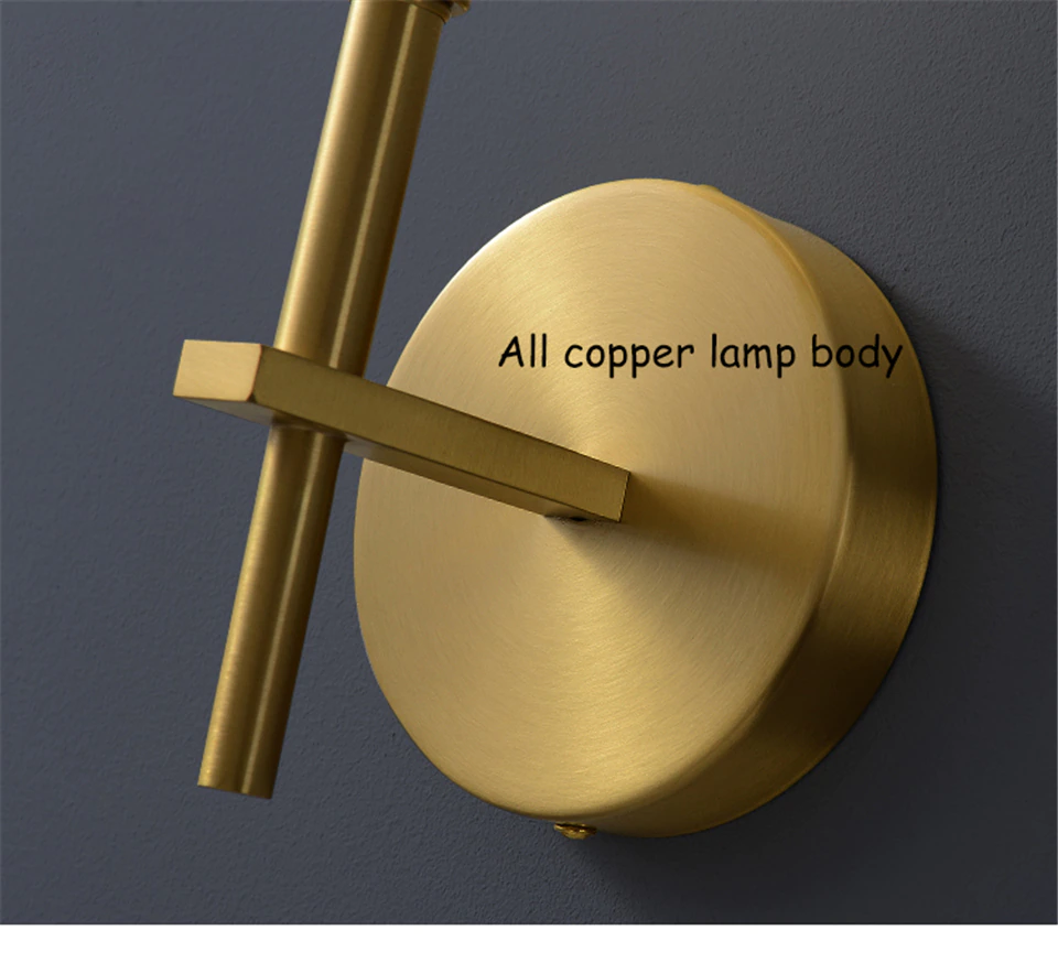 All Copper Modern Wall Lamp W 519