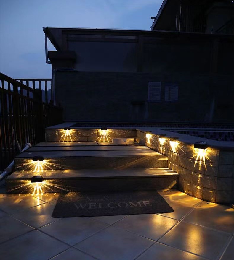 Waterproof Solar Energy Step Lights - Villa Garden Layout, Outdoor Landscape WL016 - Image 4