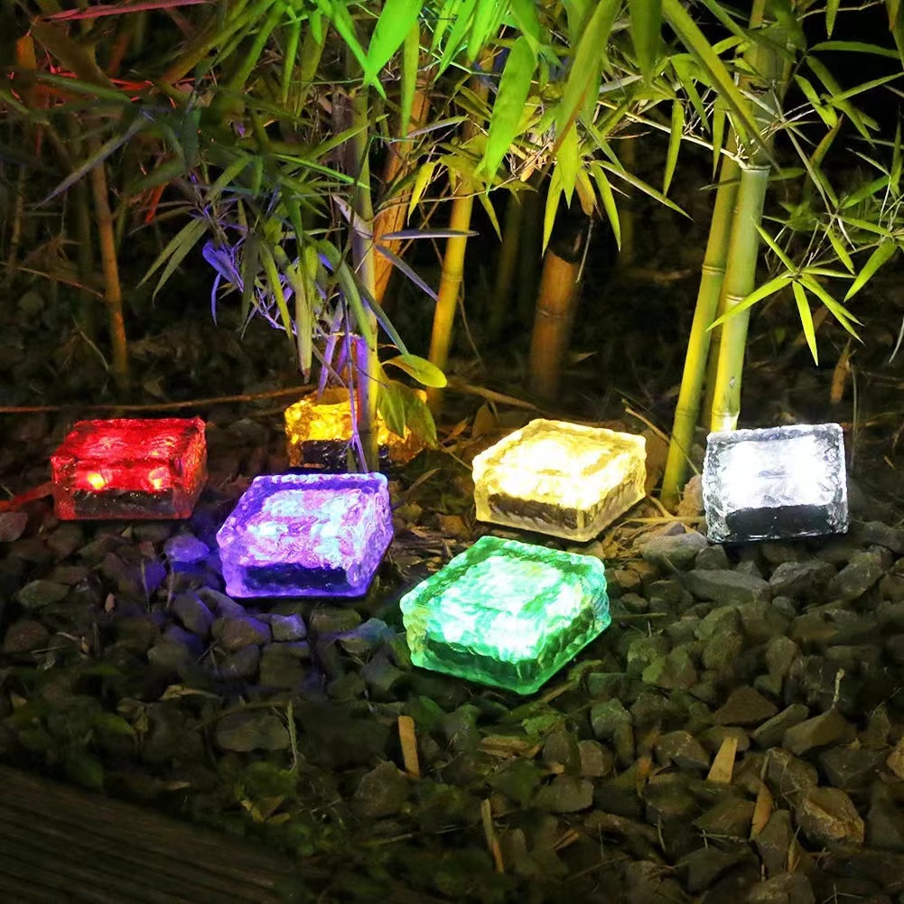 Solar Ice Brick Light - Outdoor Patio , Lawn, Garden Buried Light GL003 - Image 3