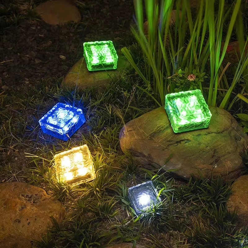 Solar Ice Brick Light - Outdoor Patio , Lawn, Garden Buried Light GL003 - Image 4