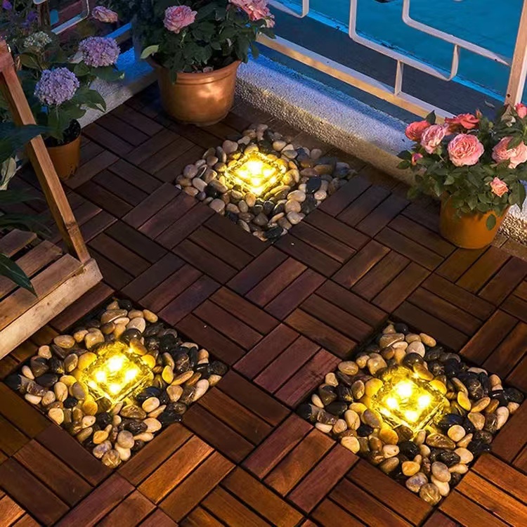 Solar Ice Brick Light - Outdoor Patio , Lawn, Garden Buried Light GL003 - Image 5